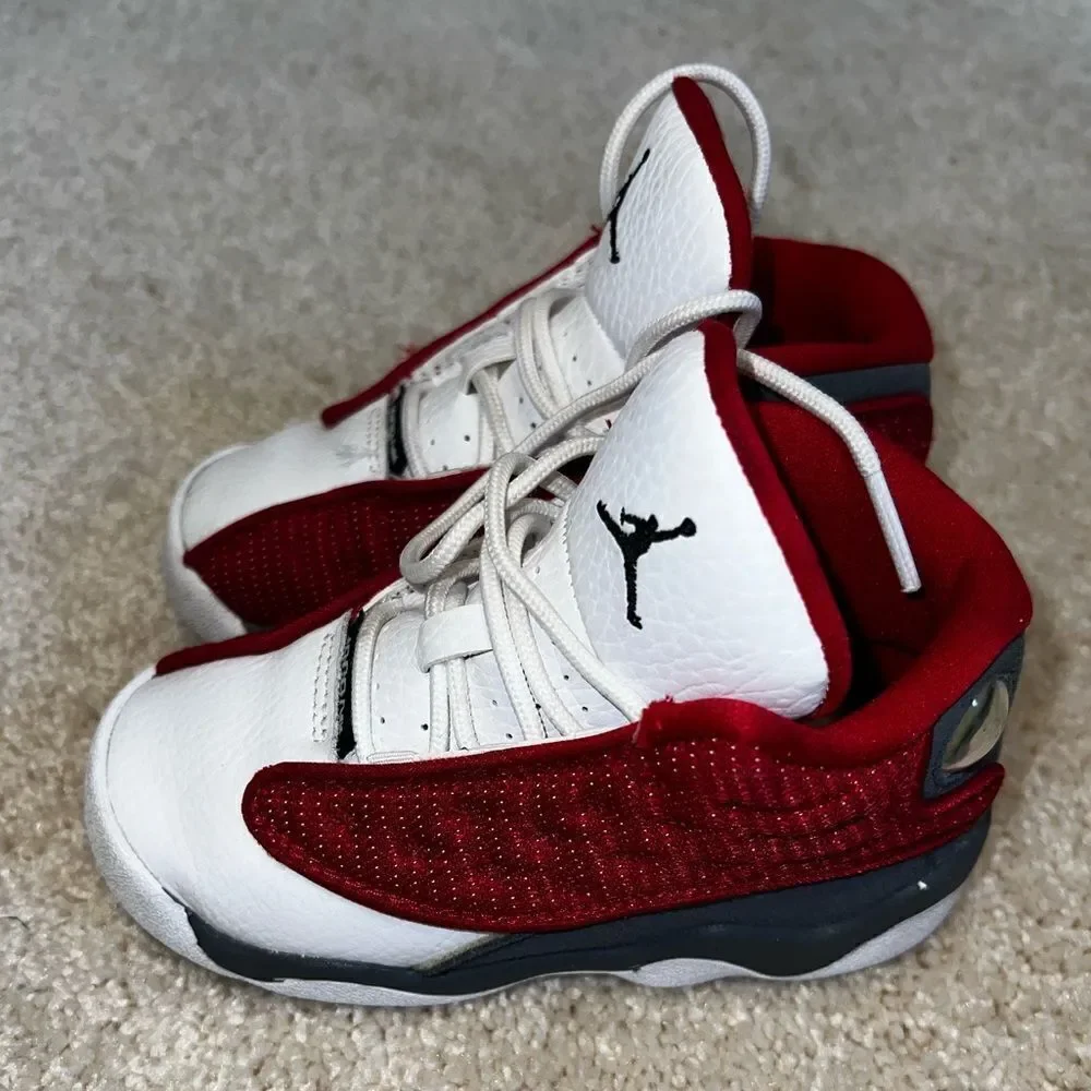 JORDAN 13 RETRO GYM RED FLINT GREY 8C